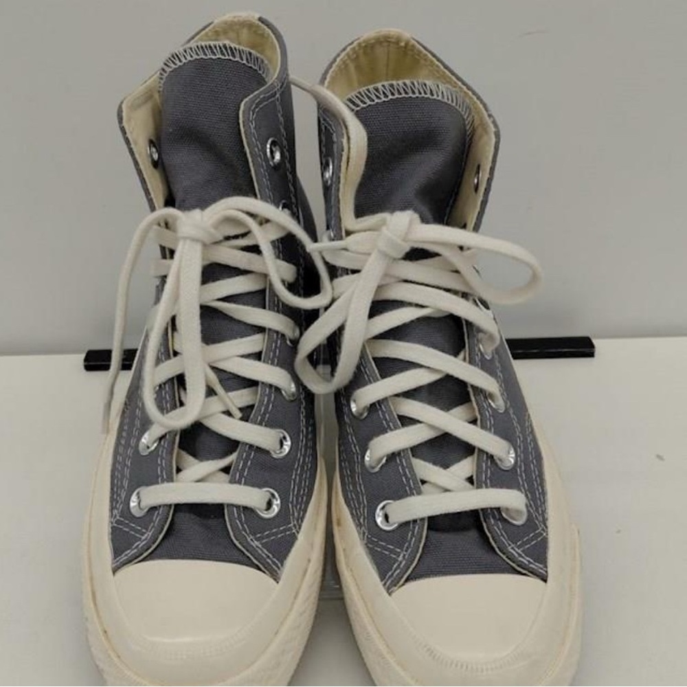 New Comme Des Garçons Play x Chuck 70 GrayHigh Top Converse size 5.5 - Picture 3 of 6